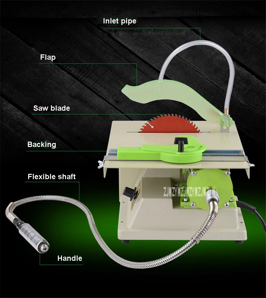 Многофункциональная Сделай Сам Нефритовая гравировальная Машина деревообрабатывающая Настольная пила настольный мини-полировщик камня режущий станок 220 В/110 В 1380 Вт