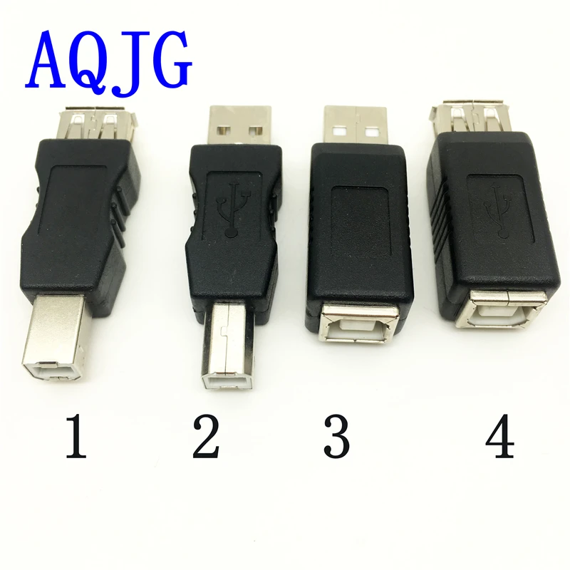 Переходник для принтера с USB 2 0 A мама на B штекер гнездо коннектор AQJG|female usb