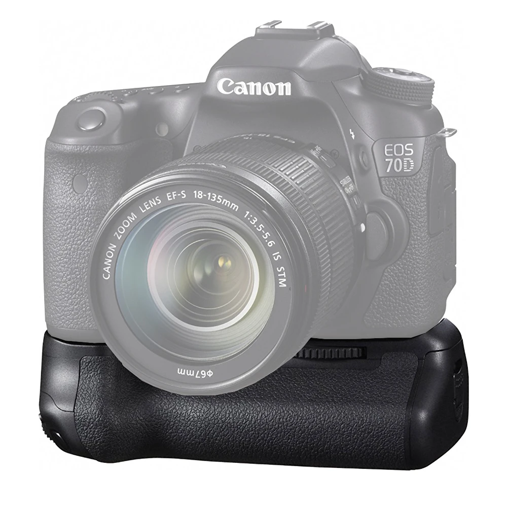 

Camera Battery Grip Holder for Canon EOS 70D 80D DSLR Camera Work with LP-E6 Battery or 6 Pieces AA Batteries