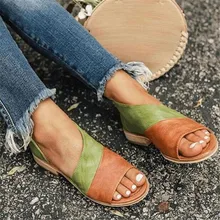 Summer new fish mouth shoes color matching mouth low square with large size ladies sandals fashion casual shoes women sandals цена Summer new fish mouth shoes color matching mouth low square with large size ladies sandals fashion casual shoes women sandals цены онлайн
