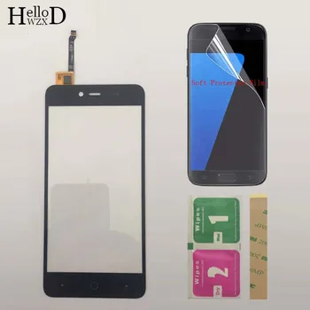 

Mobile Touch Screen For Highscreen Easy L Touch Screen Panel Digitizer Glass Sensor Touchscreen Front Glass + Protector Film