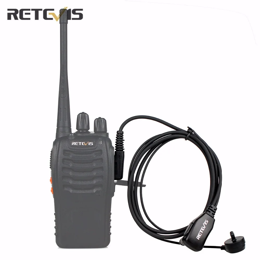 20 шт Walkie Talkie Retevis аксессуары 2 Pin PTT Микрофон Гарнитура тайная Акустическая трубка в ухо наушник для Kenwood для Baofeng C9003