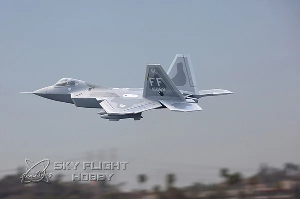 Полет в небе Hobby Twin F22 double 70 мм EDF EPS F 22 Raptor RC jet aircraft|Радиоуправляемые самолеты| |