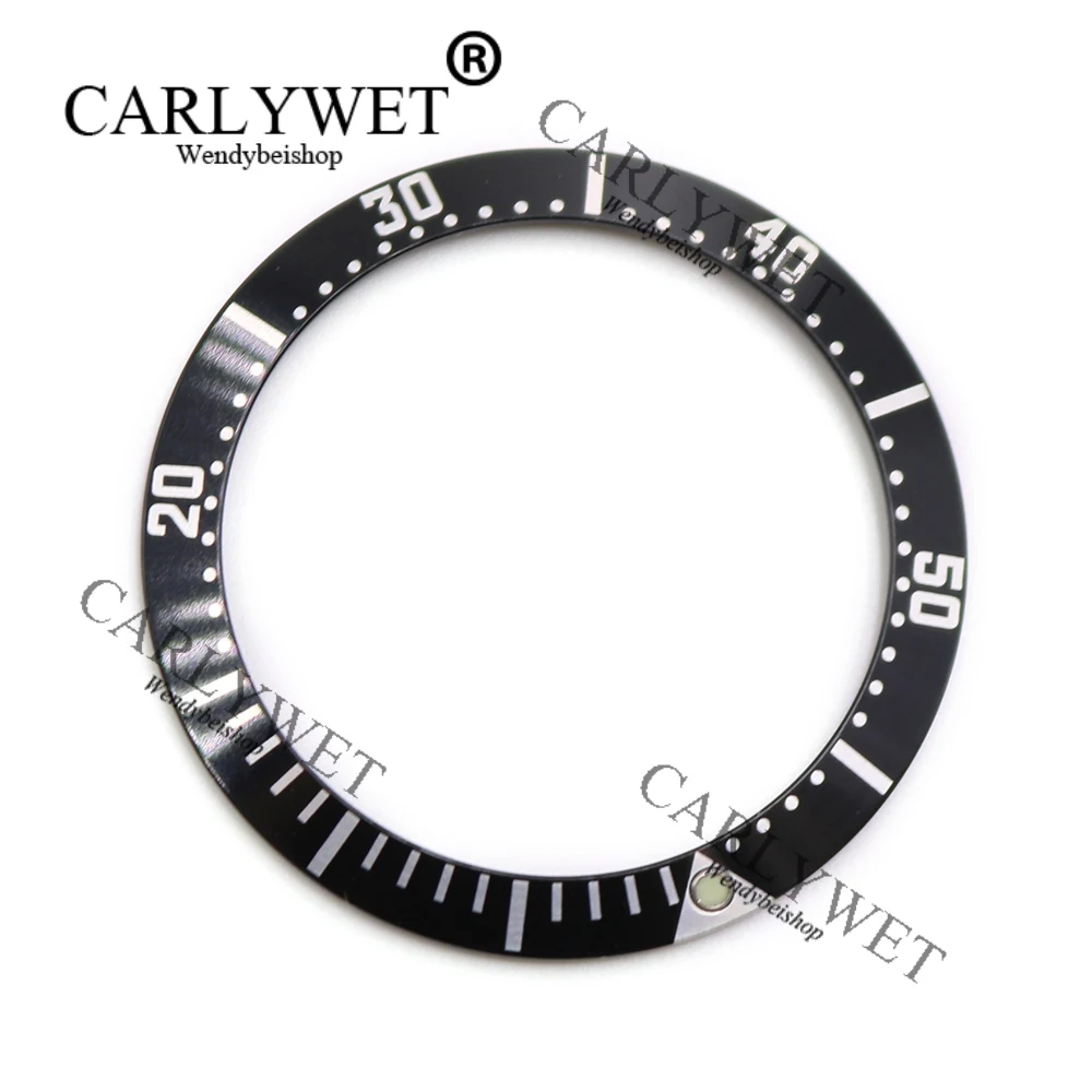 CARLYWET оптовая продажа высокое качество Алюминий черный с белым письменной форме смотреть декоративную вставку для 2252