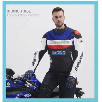 

Men Motorcycle Jacket Professional Moto Rally Motocross Design Style Racing Protective Coat with Removable Warm Liner JK-75