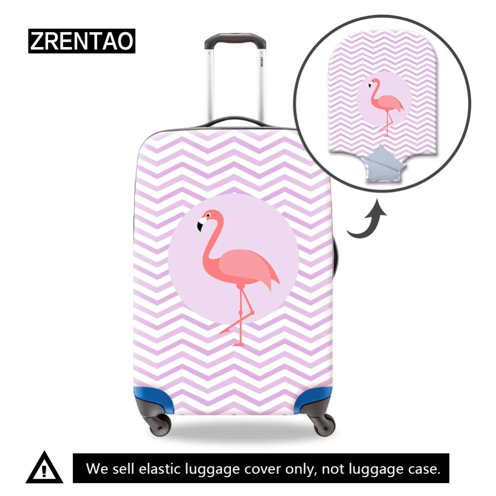 

Striped Adults flamingo Thickened Luggages Protective Cover for 18-32 Inch Trolley Cases Elastic Suitcases Bag Dust Rain Covers