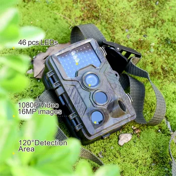 

Hunting Trail Camera Infrared Hunting Game Scouting Camera 16MP 1080P with 2.4 Inch TFT LCD Display Detection Range 80ft camera