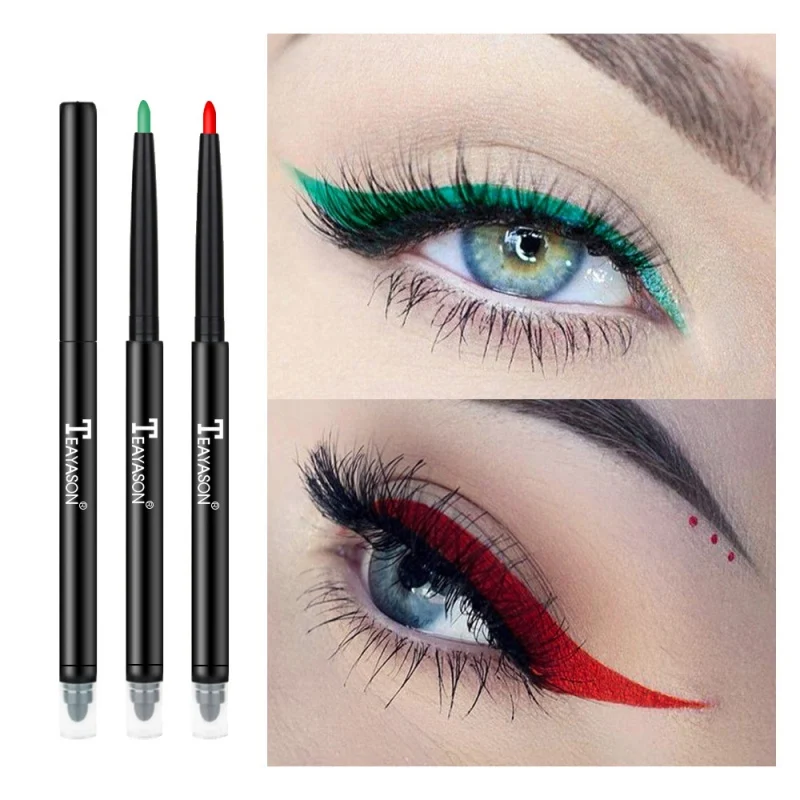 

Double-End Colorful Gel Eyeliner Smudge-Proof Sweat-Proof Easy To Color Eyeliner Pen