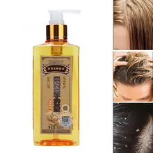 300 мл имбирный шампунь контроль масла питательный шампунь гель Уход за волосами против перхоти от выпадения волос ремонт повреждения шампунь для роста волос