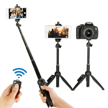 

3 in 1 Yunteng YT-9928 Handheld Tripod Selfie Stick with Bluetooth Remote For iPhone X XS MAx Sumsang Galaxy Huawei Gopro 7 6 5