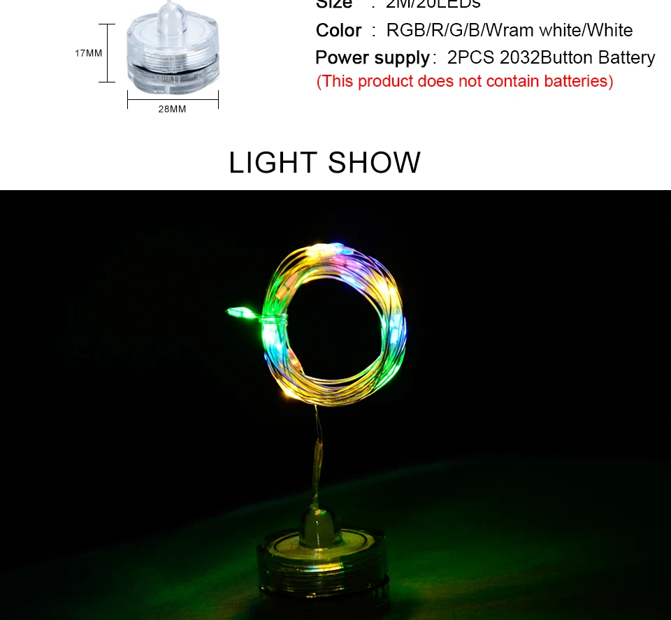 RGB LED Christmas string Lights (6)