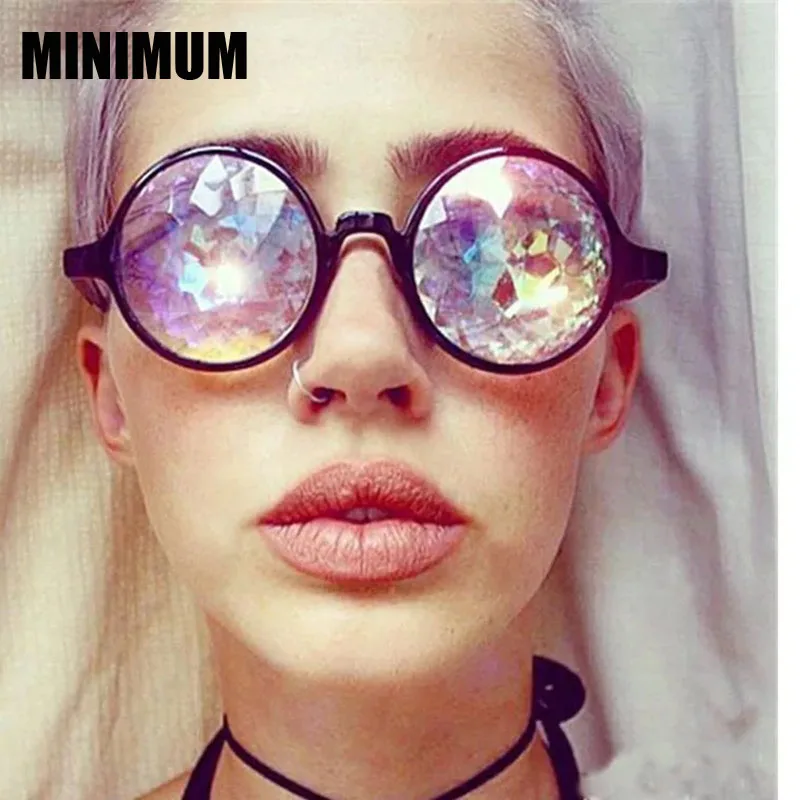 minimum 2018 Fashion Steampunk Kaleidoscope Sunglasses For
