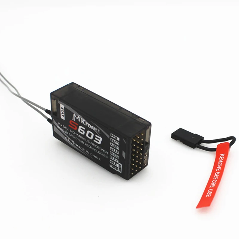 Радиоуправляемый приемник DSMX AR6210 2 4 ГГц 6CH MKron DSM2 S603 Surpass AR6200 PPM DX6i JR DX7 DX8 для