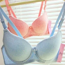 Высококачественные Женские комплект с бюстгальтером милый хлопок ярких цветов Нижнее белье пуш-ап удобный комплект с бюстгальтером Нижнее белье Женские комплект U Кубок