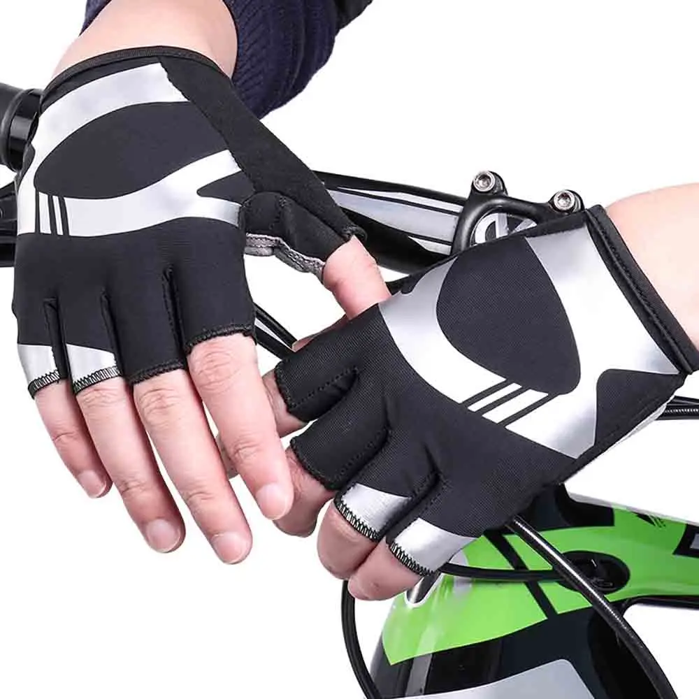 M-XXL велосипедные перчатки велосипедный половиной Fingger перчатки ударопрочные дышащие уличные спортивные велосипедные перчатки Велоспорт