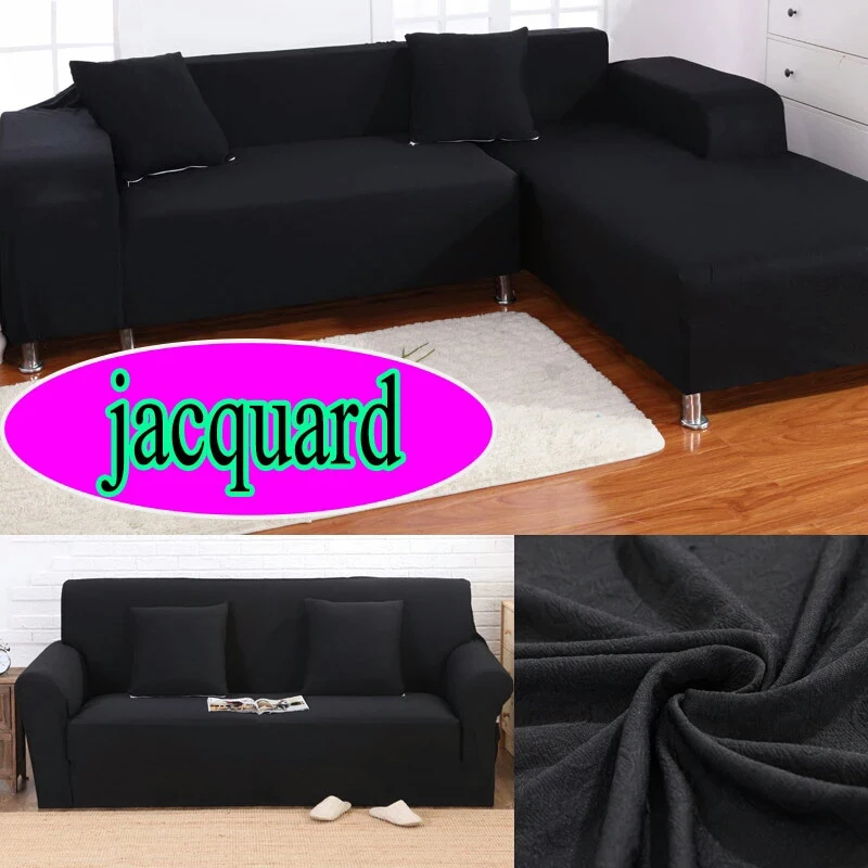 

covers on the funda sofa 4 plazas sofa universal tension stretch canape furniture covers elastic fabric cover sofa L-shaped case