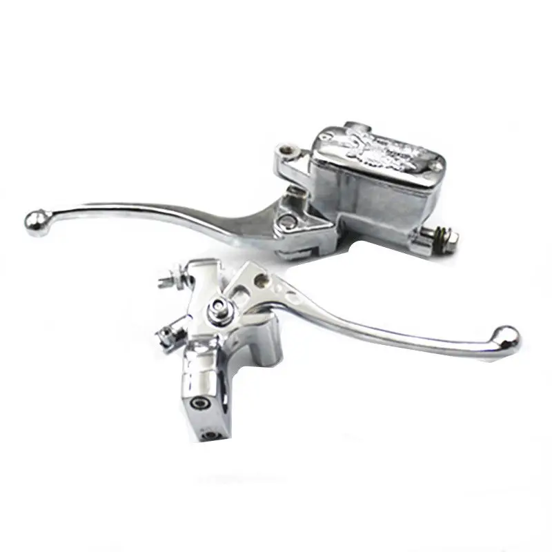 

Motorcycle 7/8'' 22mm Eagle Handlebar Control Reservoir Master Cylinder Brake Cable Clutch Levers And 1" 25mm Clutch Levers