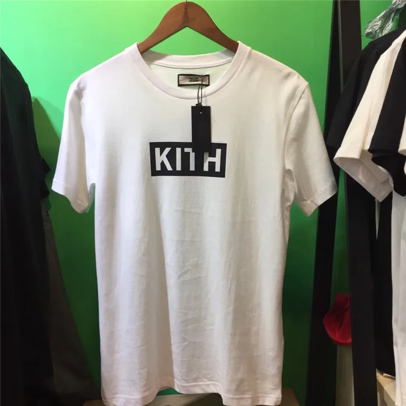 2019 футболка BOX KITH для мужчин и женщин 1:1 лучшее качество Kith классический летний