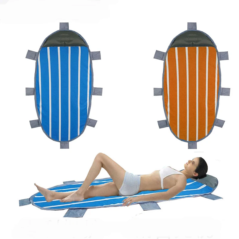 

2019 New Camping Mat Inflatable Sleeping Pad Mat Thick Sleeping Bed with Built-in Pillow for Camping Waterproof Sleeping Bag Pad