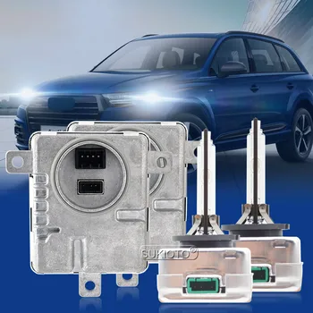 

SUKIOTO Xenon 55W D1S D3S 5000K 6000K HID Xenon Kit Ballast Headlight 4300K hid projector lens Bulb for Q7 A3 A6 Passat SAGITA