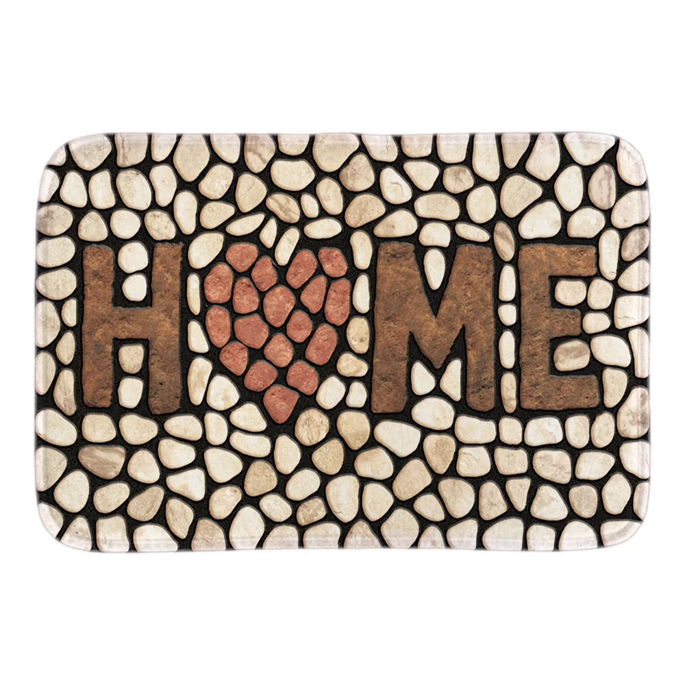Home Stone Doormats Funny Indoor Outdoor Front Door Floor Mats
