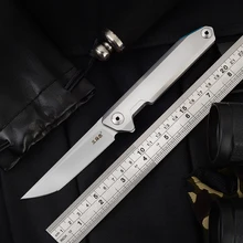 SANRENMU 1161 карманный складной нож 14C28N лезвие шарикоподшипник Флиппер Открытый Отдых выживания Охота EDC инструмент