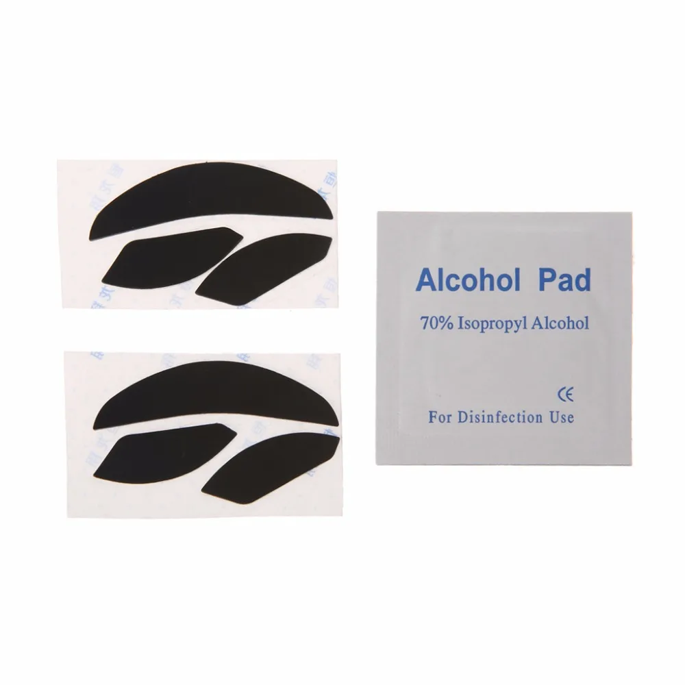 

2 Sets 0.6mm Thickness Replacement Mouse Feet Mouse Skates For Steelseries RIVAL 100 Mouse Mice Foot C26