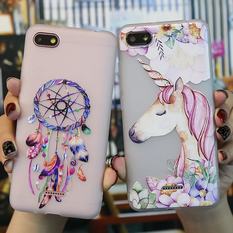 

Xiaomi Redmi Note 7 Case Matte TPU Redmi 7 Back Cover Silicone Soft Xiaomi Redmi Note7 PRO Redmi7 Case Protector 3D Painting TPU
