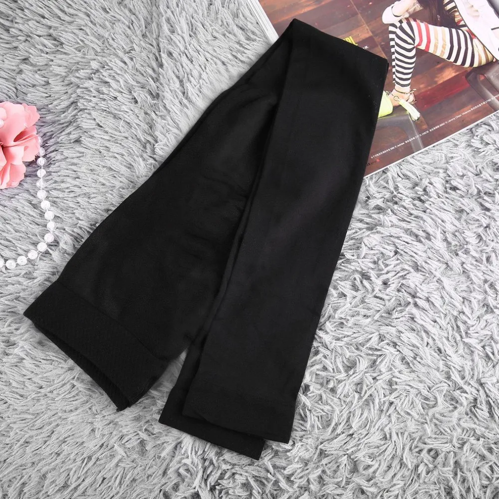 Solid Color Ankle Length Hip lifting Stretchy Tights 80D Push Up Shape