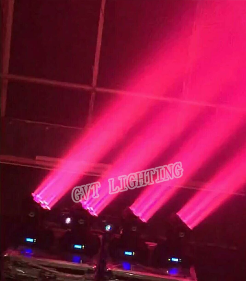 7x12 Вт CREE RGBW 4 в 1 светодиодный луч движущийся головной свет DMX512 9/16 каналов