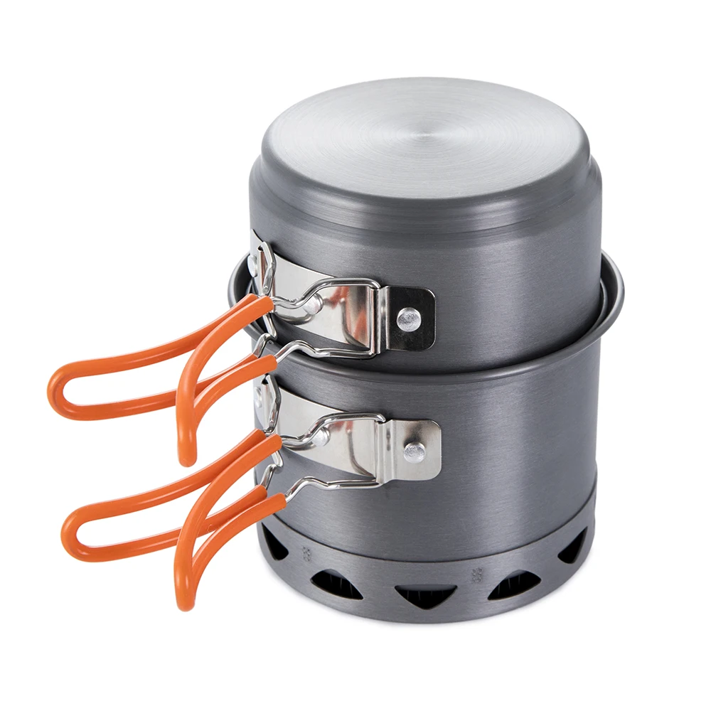 Heat Collecting Exchanger Pot Camping Tableware Picnic Cooking Pot Mug