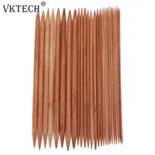 

75 PCS Knitting Needles Double Pointed Carbonized Bamboo Sweater Needle Weave Knit Scarf Knitting Needle Sewing Tool