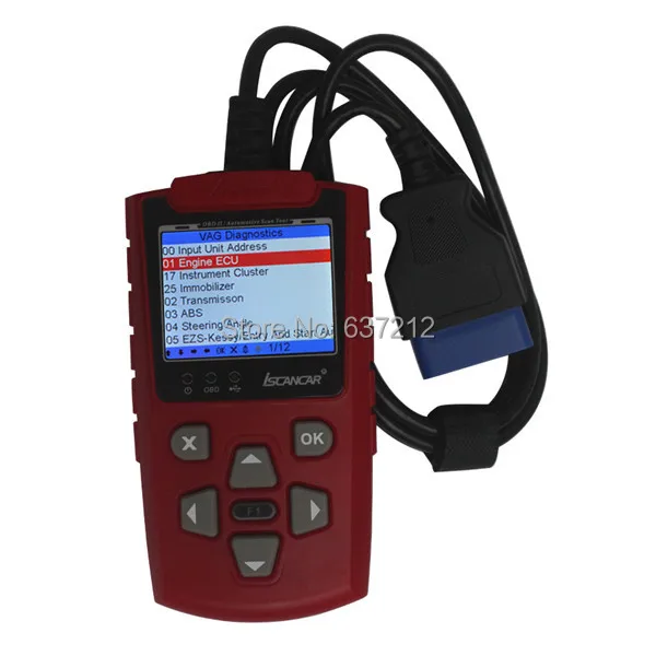 Супер VAG 3 0 ISCANCAR сканер KM IMMO OBD2 кодов Регулировка пробега считывание кода