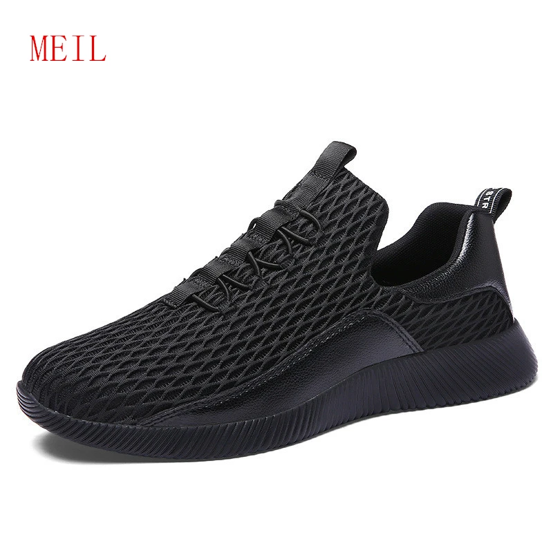 

New Style Mesh Sport Wear for Men Sneaker 2019 Summer Mens Casual Breathable Korean Version Fashion Trend Man Slip On Board Shoe