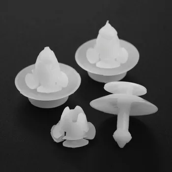 

10Pcs Car Retainer Rivet Automobile Bumper Cover Wheel Arch Fixing Plastic Fastener Trim Panel Clips Front Rear For Ford Kia