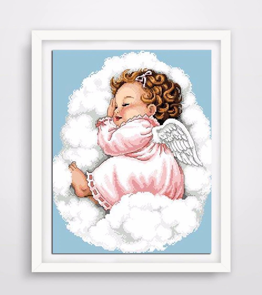 5D DIY Diamond Painting Baby Girl Diamond Painting Cross Stitch Kits
