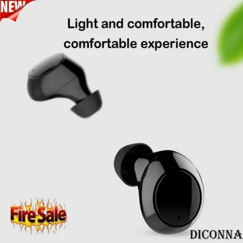 Bluetooth 4 2 Wireless Stereo Mini Headphones In Ear Bass Earbuds Waterproof For Android iPhone Dual Headset HiFi Sport Earphone