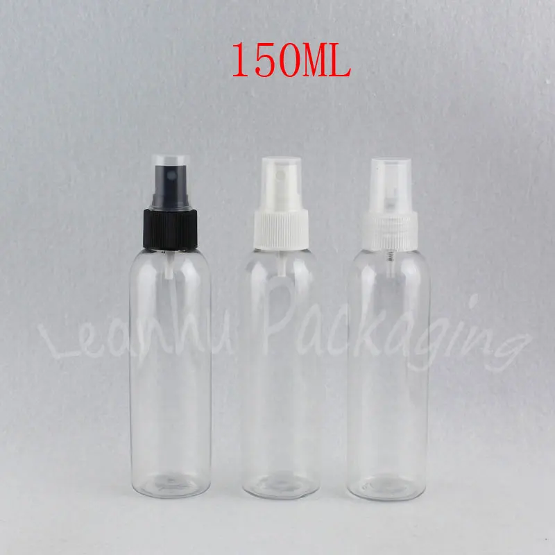 

150ML Transparent Round Shoulder Plastic Bottle , 150CC Makeup Sub-bottling , Perfume / Toner Packaging Bottle ( 40 PC/Lot )