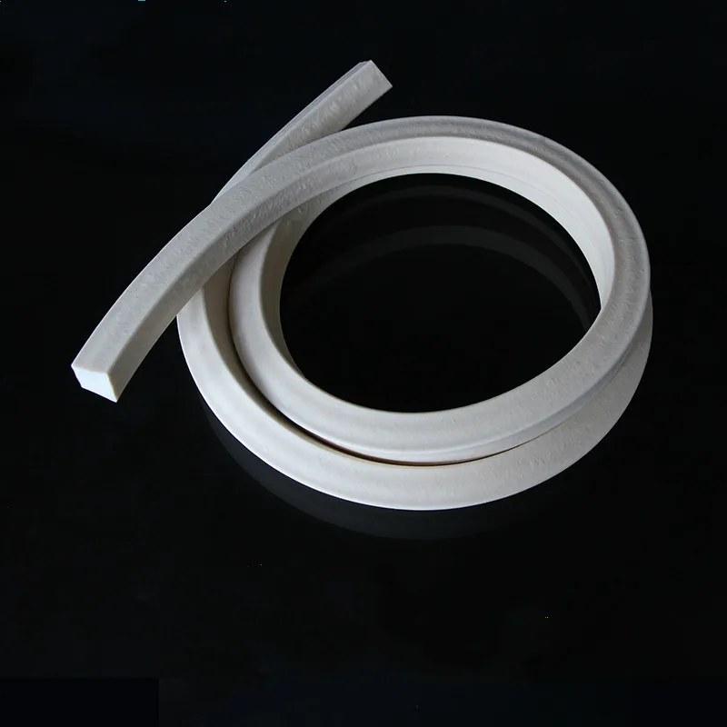 

3mm 4mm 5mm 6mm 8mm 10mm square white silicone foaming strip for sealing rectangle silicone foaming sealing strip