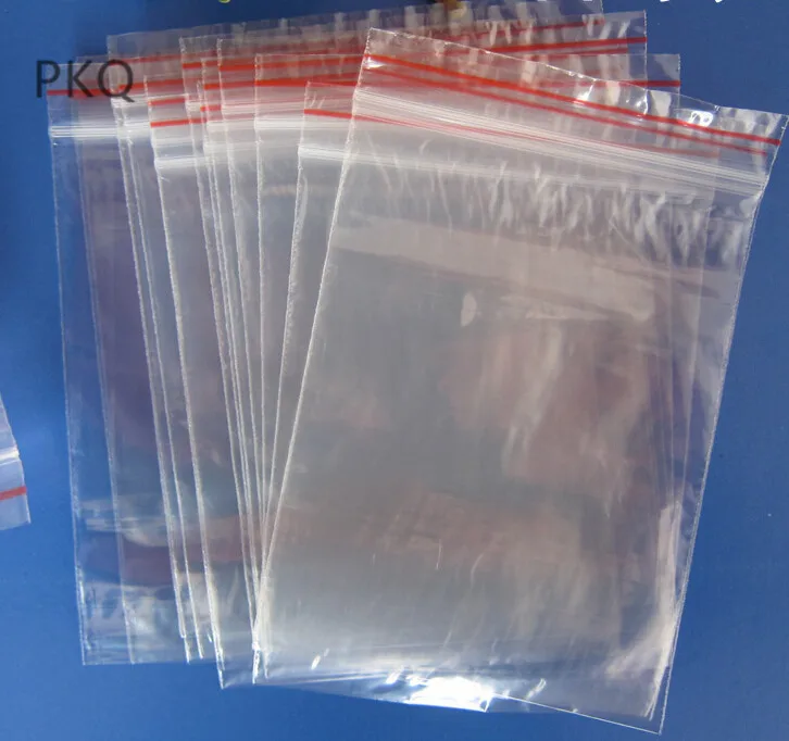 7 размеров, 100 шт., прозрачный пластиковый пакет с застежкой-молнией, маленькие Мини-пакеты с застежкой-молнией, 4x6, 5x7, 6x8, 7x10, 8x12, 9x13, 10x15 см