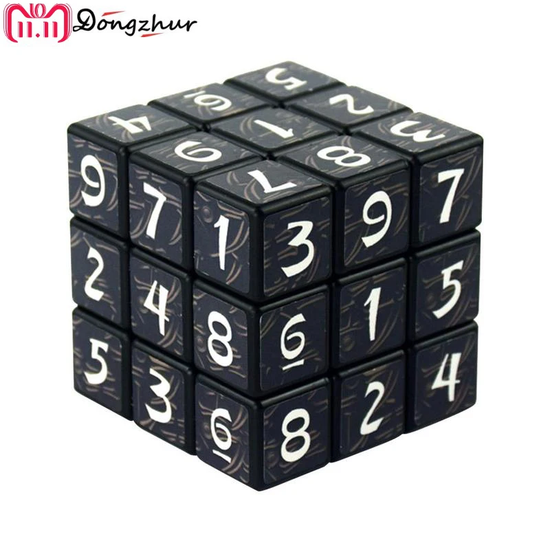 

Digital Third Order Sudoku Black Rubik's Cube Hand Spinner Polymorph Speed Puzzle Smooth Transparent Educational Toys For Kid