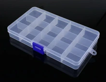 New 15 Slots Cells Colorful Portable Jewelry Tool Storage Box font b Electronic b font Parts