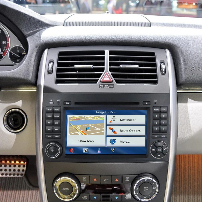 Perfect 7Inch IPS Android 8.0 8-Core Car Radio Stereo GPS Navi for Mercedes Benz A Class W169 2004-2012 B200 B Class 4G RAM 32G ROM 4G 2