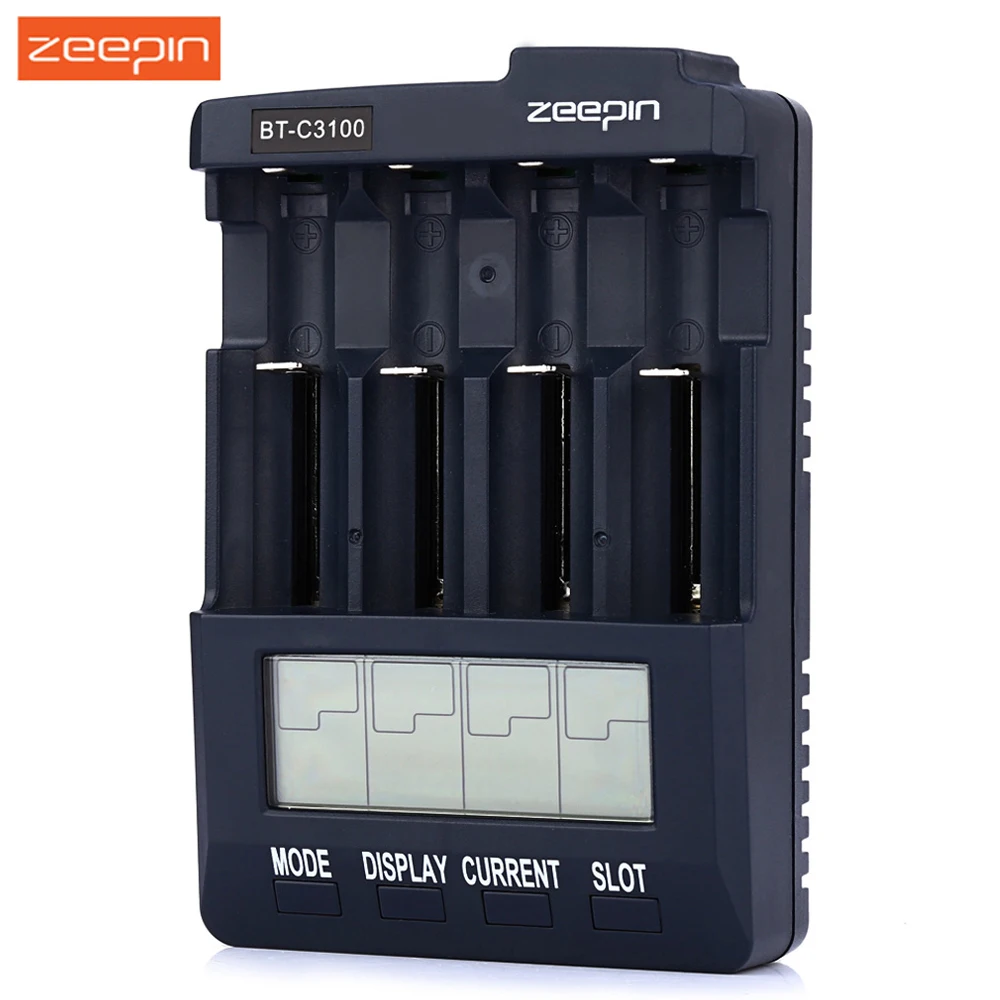 

ZEEPIN BT-C3100 V2.2 Charger For 18650 Li-ion AA AAA 16340 26650 14500 10440 18500 NiMH NiCd Rechargeable Battery BT - C3100