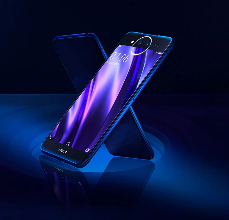 Оригинал vivo nex 2 двусторонний экран смартфон 10 ГБ 128 snapdraon 845 6 39 дюймов отпечаток