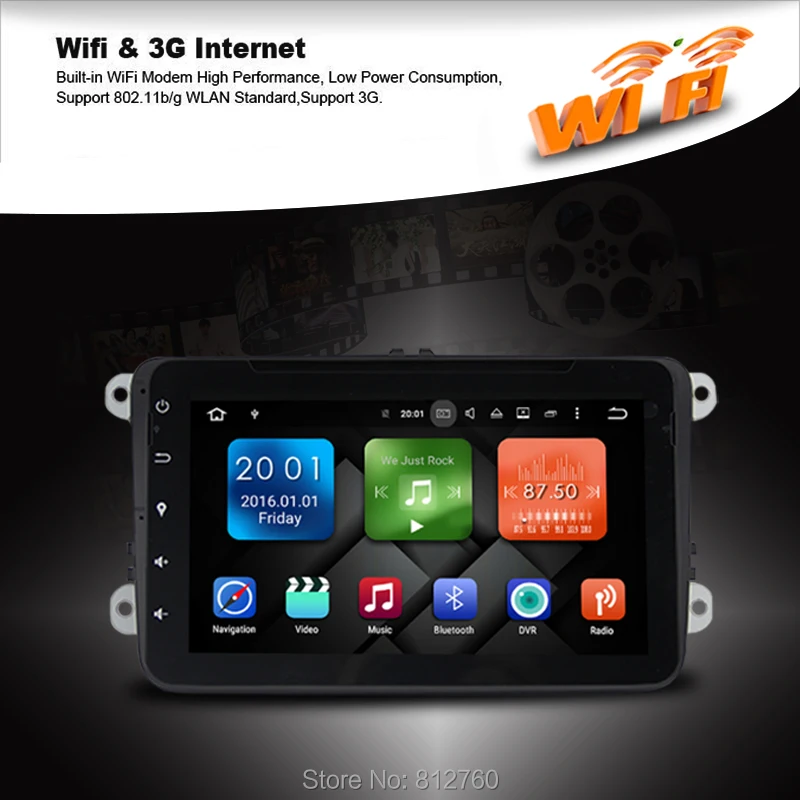 Cheap 8 Core 4G RAM Android 9.0 Car GPS Radio for Volkswagen VW Passat B6 polo touran Golf Caddy JETTA TIGUAN CC headunit DVD player 6