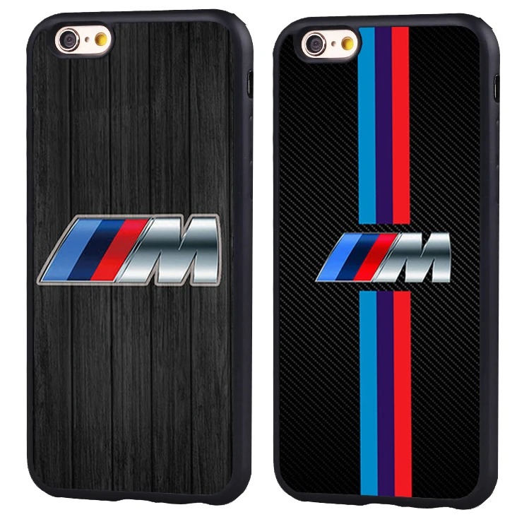 BMW M Series M3 M5 logo Soft TPU Silicone Protective case Cover For iPhone X 8 7 7Plus 6 6S Plus
