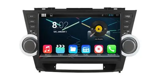 2gb RAM 32GB ROM 8 octa core android 6 0 for TOYOTA Highlander high lander Car