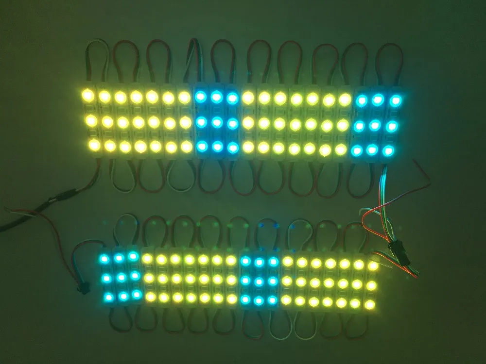 DHL 500 шт. WS2811 IC DC 12 В 3 300ledsmd 5050 RGB Цифровой светодиодный пиксель Водонепроницаемый светодиодный модуль string свет сад Бордовый + LED контроллер