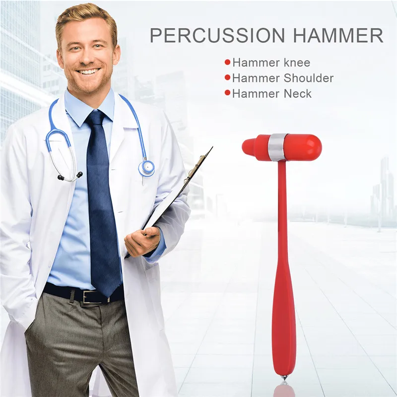 Portable Multifunction Neurological Aluminum Reflex Hammer Medical